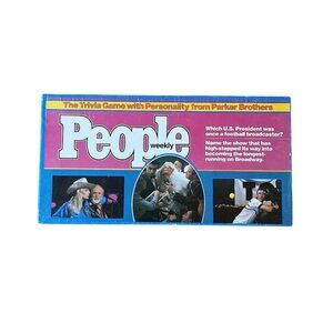 Parker Brothers People Weekly Board Game Complete Vintage 1984